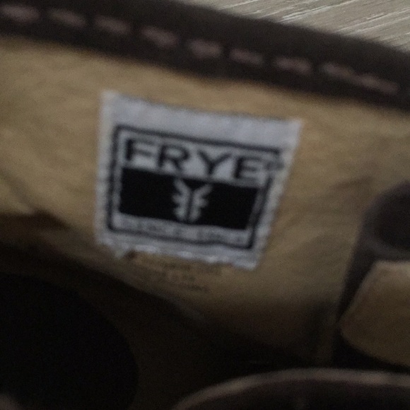 Frye dark brown suede lace up ankle boots - Picture 3 of 4